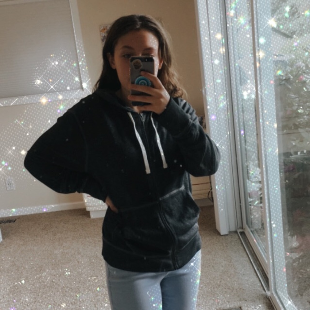 Dark gray Zip-Up hoodie